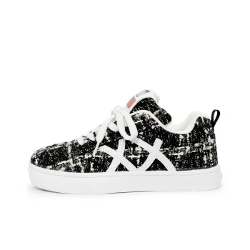 TELENT Shock Absorbers With Slip Resistant Features Low Top Casual Shoes Unisex Black