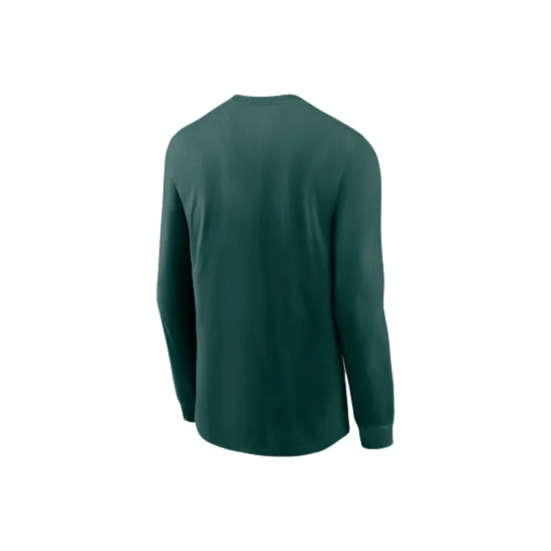 Nike Michigan State Sideline Men's Nike Dri FIT College Long Sleeve T Shirt-1