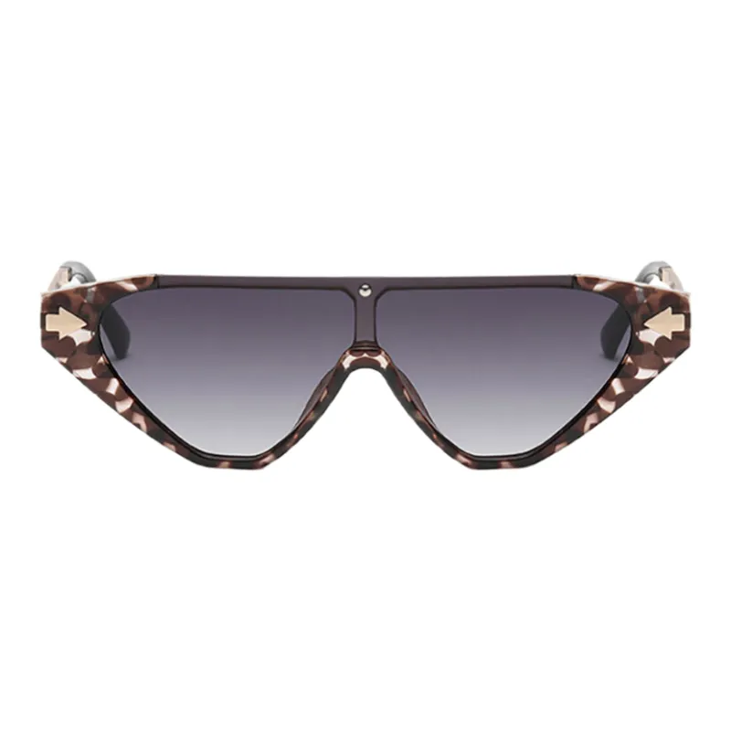SOMAN Metal Irregular Shape Sunglasses Unisex-9
