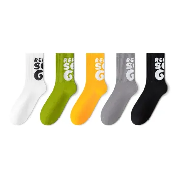LUOLIAN Basketball Socks Men's 5 Pack
