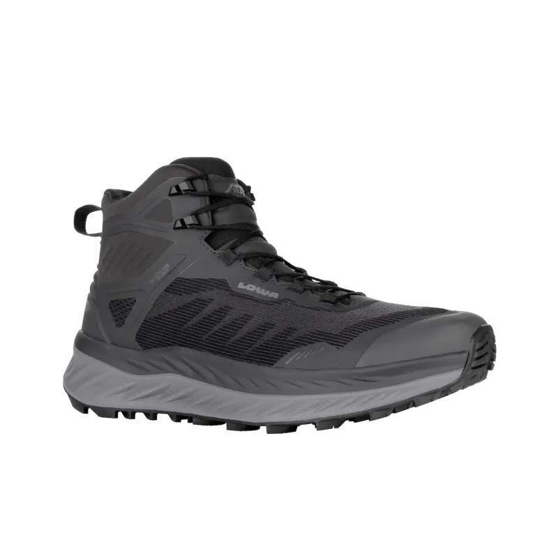 Lowa Fortu Mid Top Running Shoes Men's Gray-1
