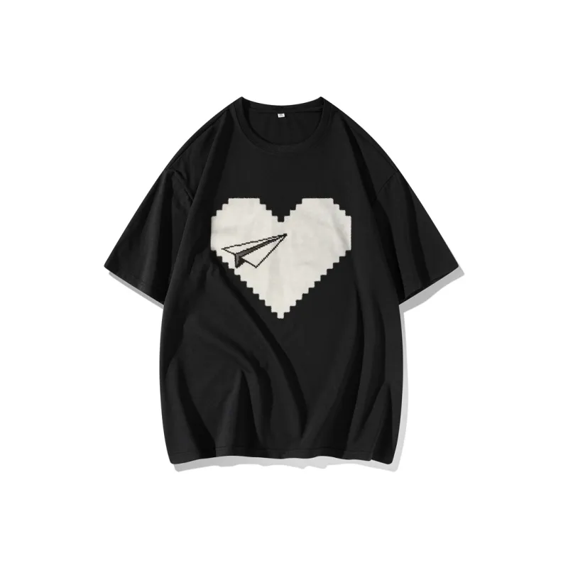 FAIRWHALE Drop Shoulder Sleeve T Shirt Women's-3