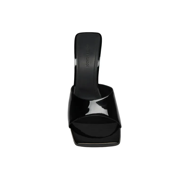 AMINA MUADDI Slide Slippers 9.5cm Women's Black-2