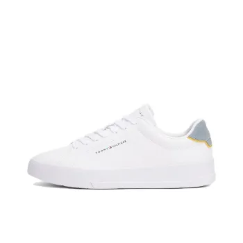 Tommy Hilfiger Trainers Low Top Skateboard Shoes Men's White