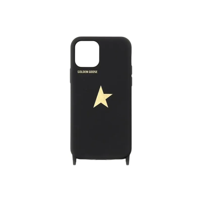 Golden Goose Silicone Material With Cell Phone Shoulder Strap Phone Cases Compatibility IPhone 12/12 Pro Minimalist-5