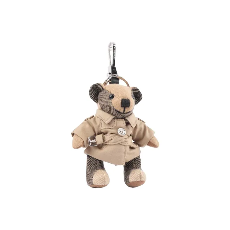 Burberry Wool Keychains Unisex Brown-2