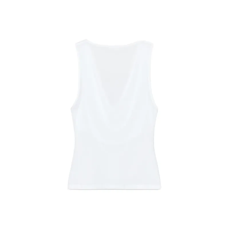 ZARA Tank Tops Women's White-1