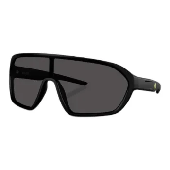 Ferrari Injection Molded Irregular Shape Sunglasses Unisex Black