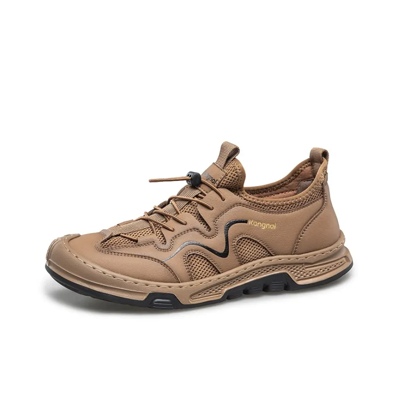 KANGNAI Height Increasing Breathable Low Top Casual Shoes Men's-1