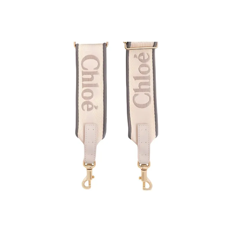 Chloe Canvas Blended With Polyester Bag Straps Women's Wild Gray-2