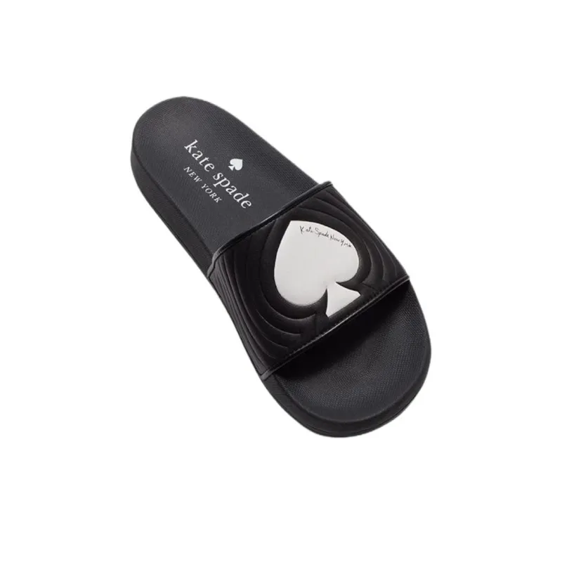 Kate Spade Slide Slippers Women's Black-3