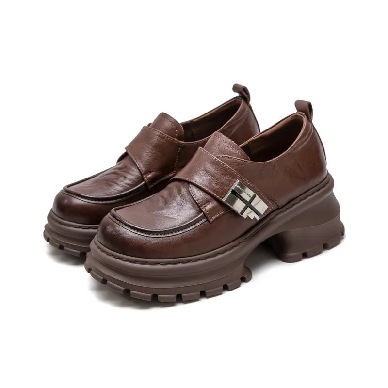 MATA Loafers Women's Brown/Black-2