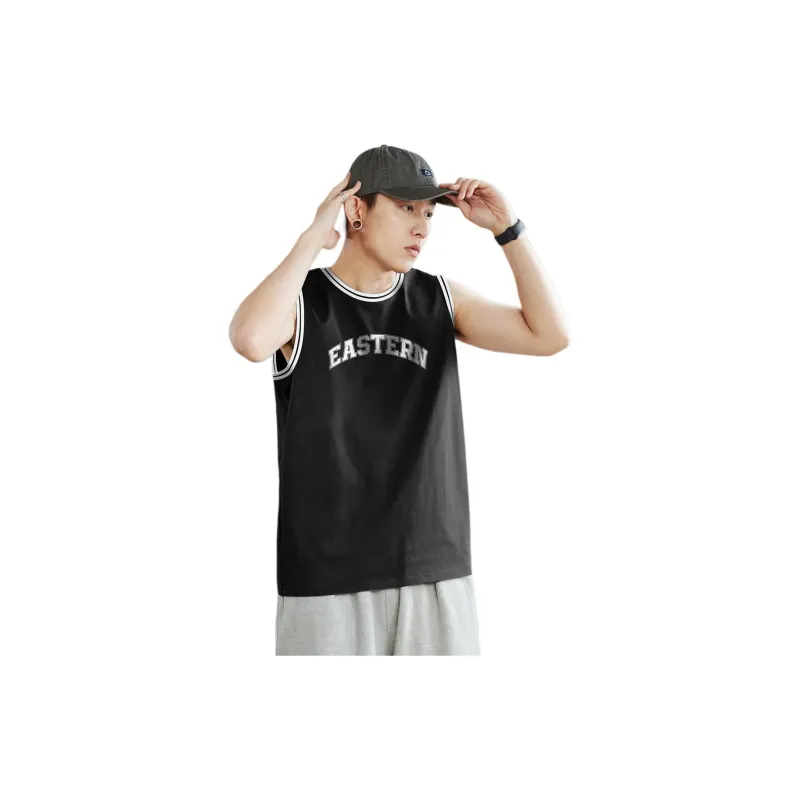 Tonlion Tank Tops Men Black-0