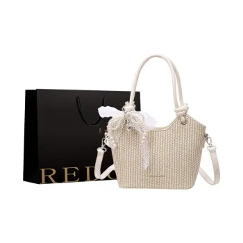 REDOO PU Handbag Women's Ecru/Pink/Green/Blue/Black