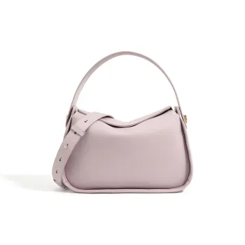 COURONNE Cow Leather Handbag Women's Pink Purple/Sandy Brown/Milk Apricot Gray