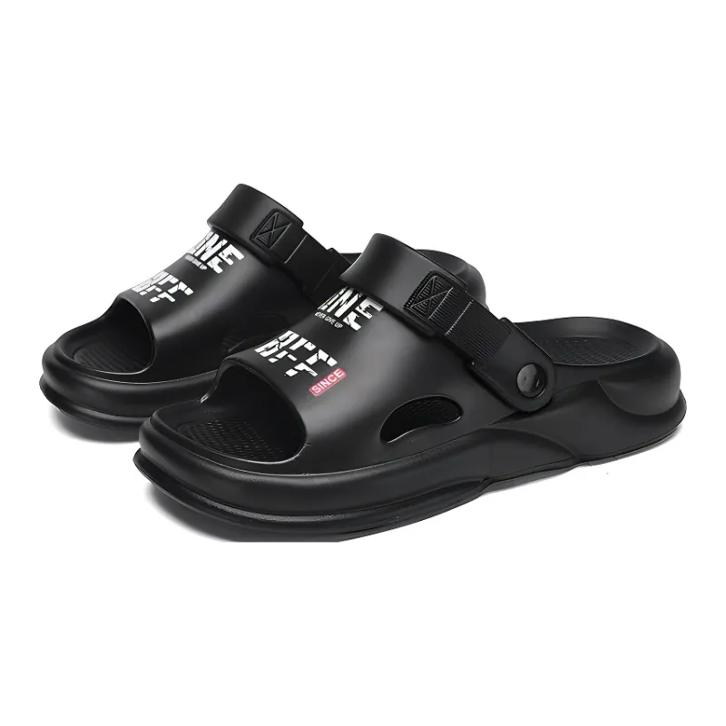 Le Drag Reversible Slippers White-2