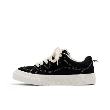 NANJIREN Slip Resistant Cushioning Abrasion Resistant Lightweight Low Top Skateboard Shoes Men's