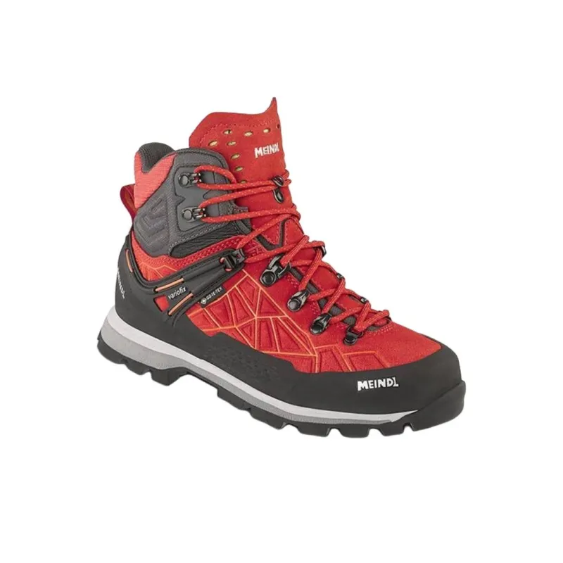 MEINDL Anti Slip Wear Resistant High Top Hiking Shoes Women's Red-1