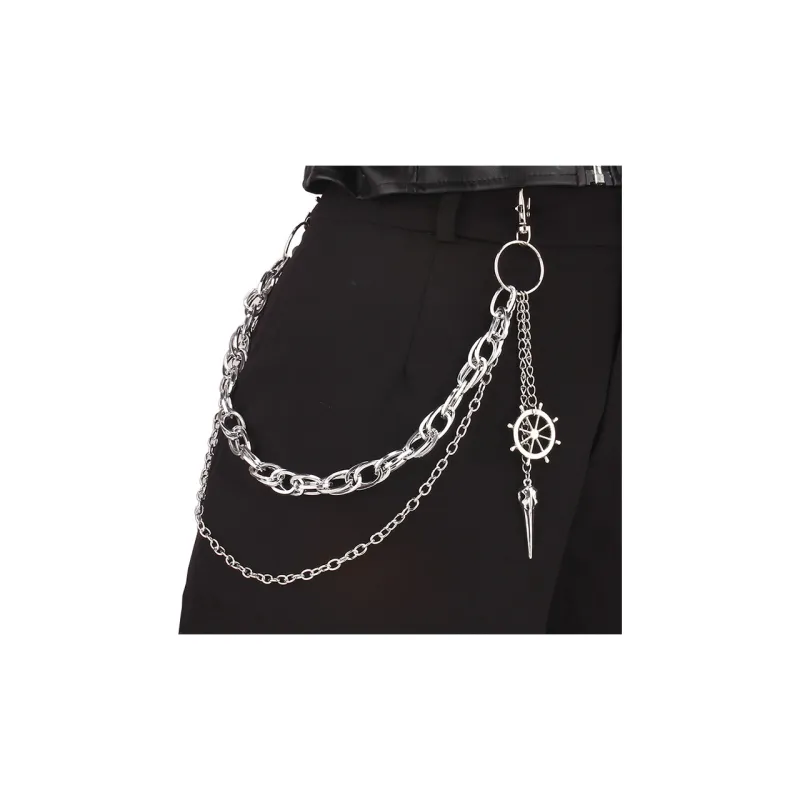 ALIEN BANG Alloy Pants Chains Unisex-1