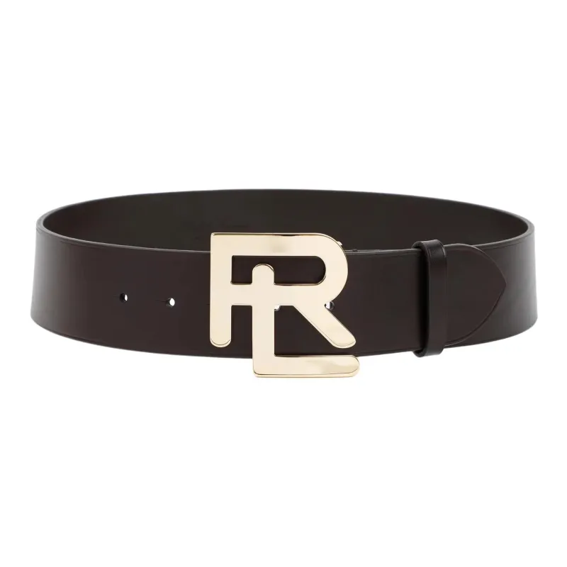 Ralph Lauren Calfskin Leather Belts Women's Black -0