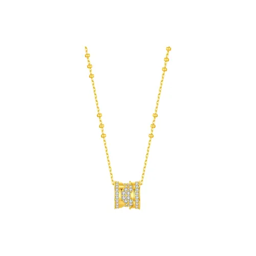Heart Grass S925 Silver Necklaces Women's