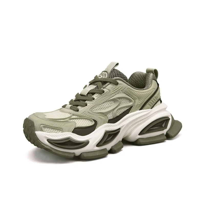 ROHR Slip Resistant, Abrasion Resistant, Height Increasing, Breathable, Lightweight Low Top Chunky Sneakers Men's-7