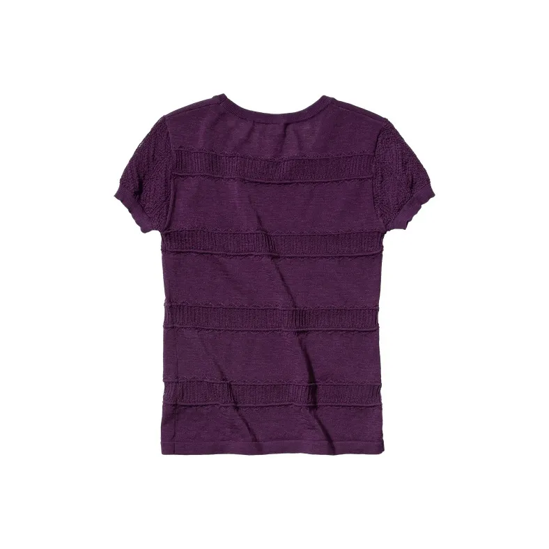 CYCLE DOCUMENT T-Shirts Women's Currant Purple-1