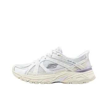 Skechers SPORT WOMENS Anti Slip Wear Resistant Low Top Chunky Sneakers Women's White