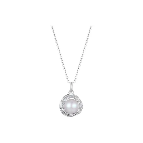 Heart Grass S925 Silver Necklaces Women's