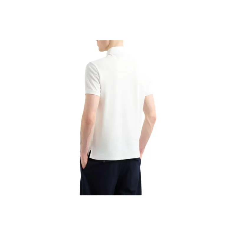 EMPORIO ARMANI Jersey Polo Shirt With Logo Collar-3