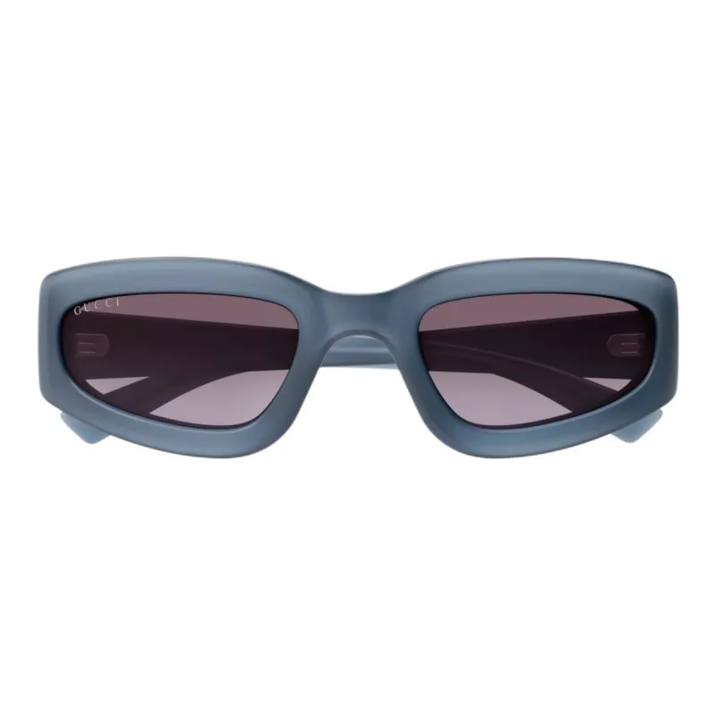 GUCCI Rectangular Sunglasses Men's Blue-1