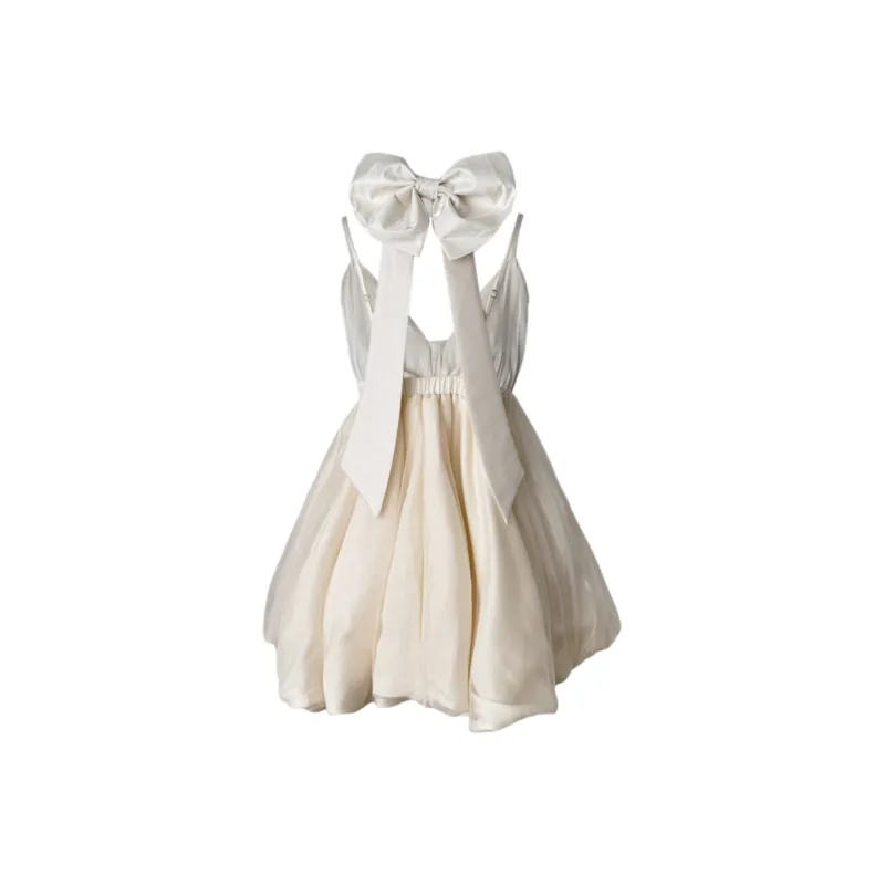 COVER TIME Slip Dresses Women's White-1