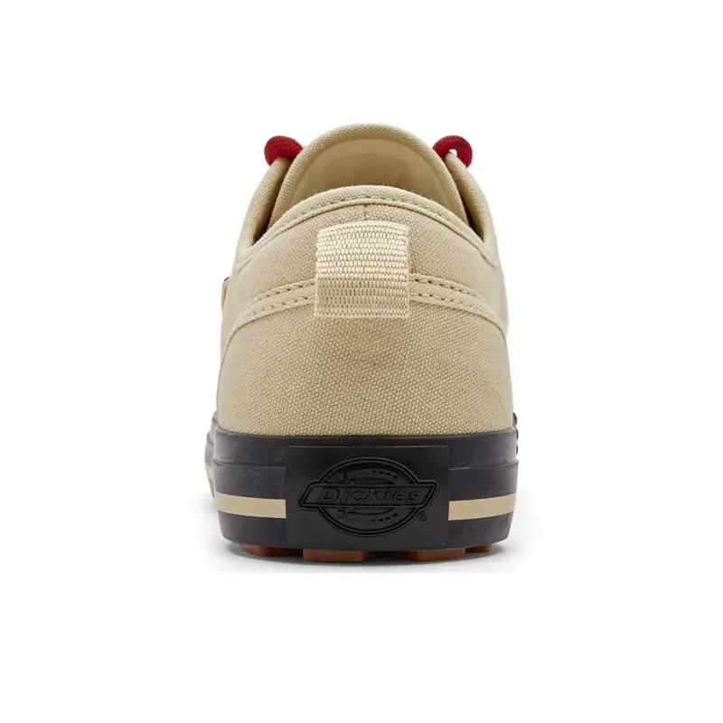 Dickies Low Top Skateboard Shoes Unisex Beige Black-3