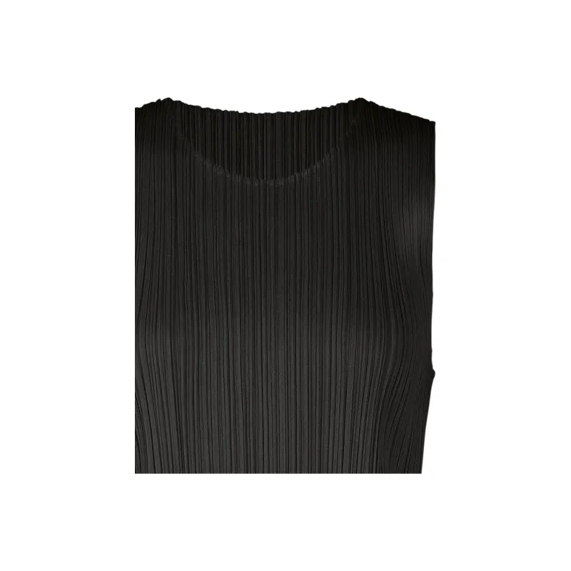 PLEATS PLEASE ISSEY MIYAKE Tank Top Women's Black-1