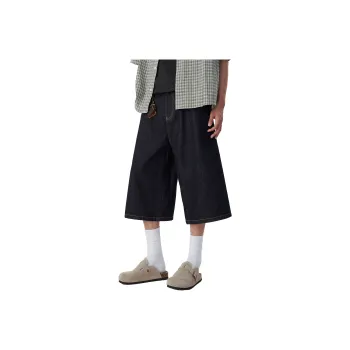 WPOOLL Denim Shorts Unisex Denim Blue