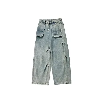 HKRXEC Jeans Men Blue