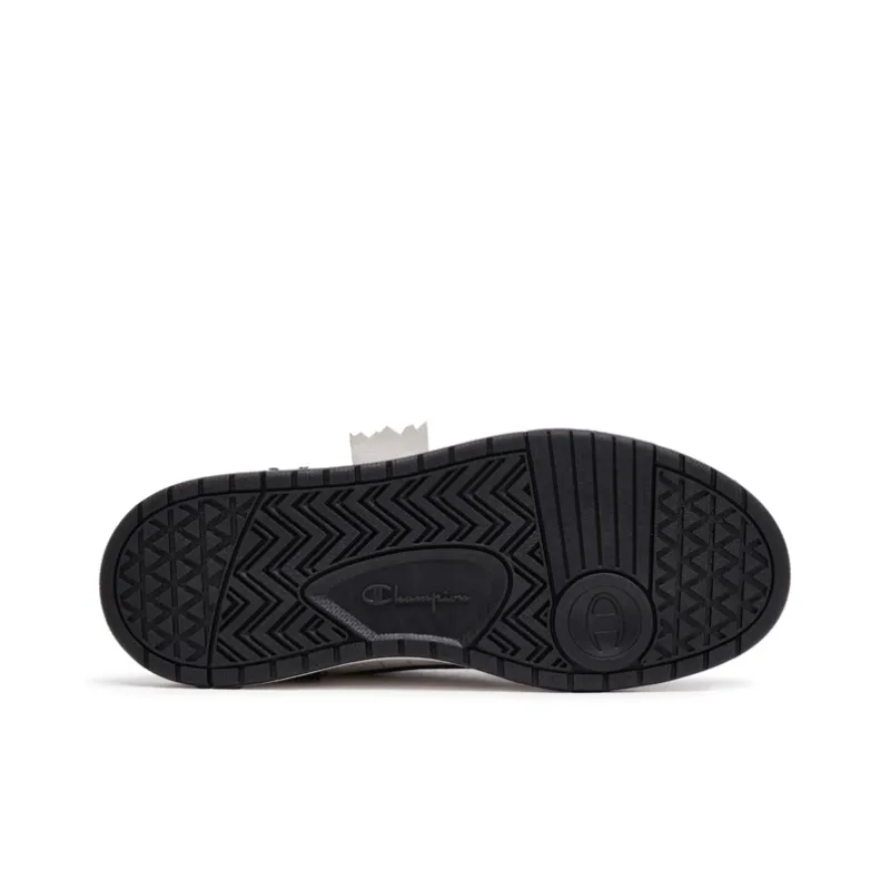 Champion Ribbon Shoes Balance Low Top Skateboard Shoes Unisex Black/Milk White-4