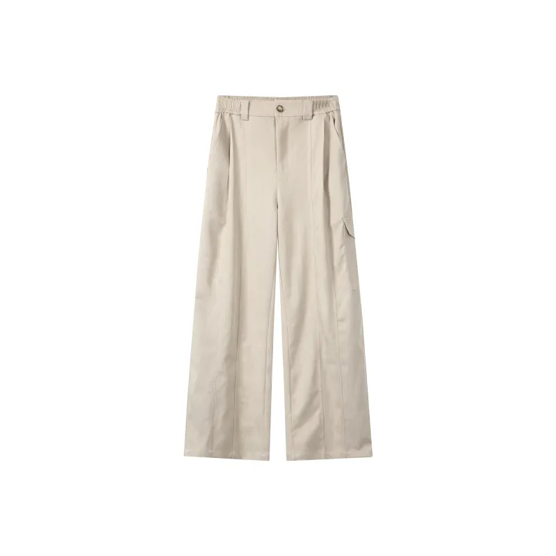 Black Late Casual Pants Unisex-2