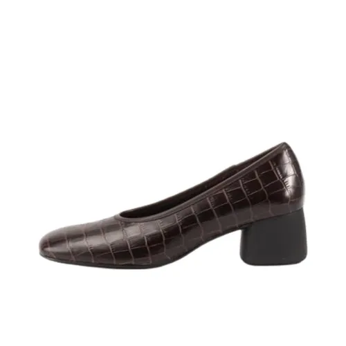 VAGABOND SHOEMAKERS Livia Chunky Heel High Heels 5cm Women's Brown