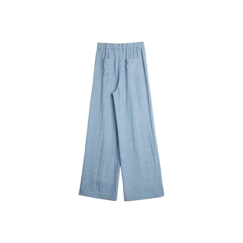 ELLE Casual Pants Women's Blue-1