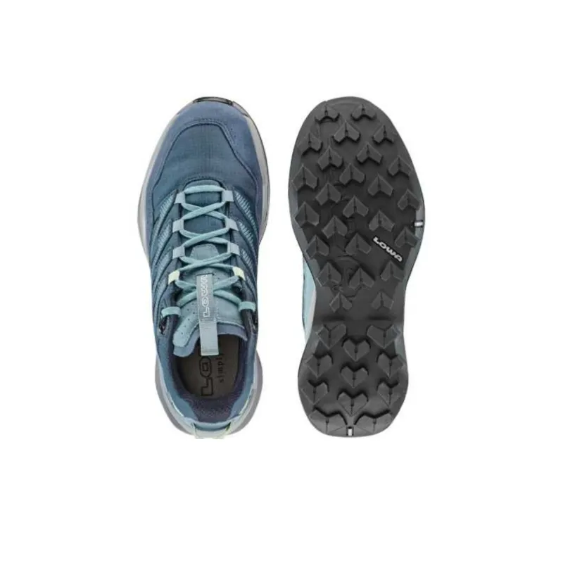 Lowa Maddo Low Top Hiking Shoes Women's Blue-4