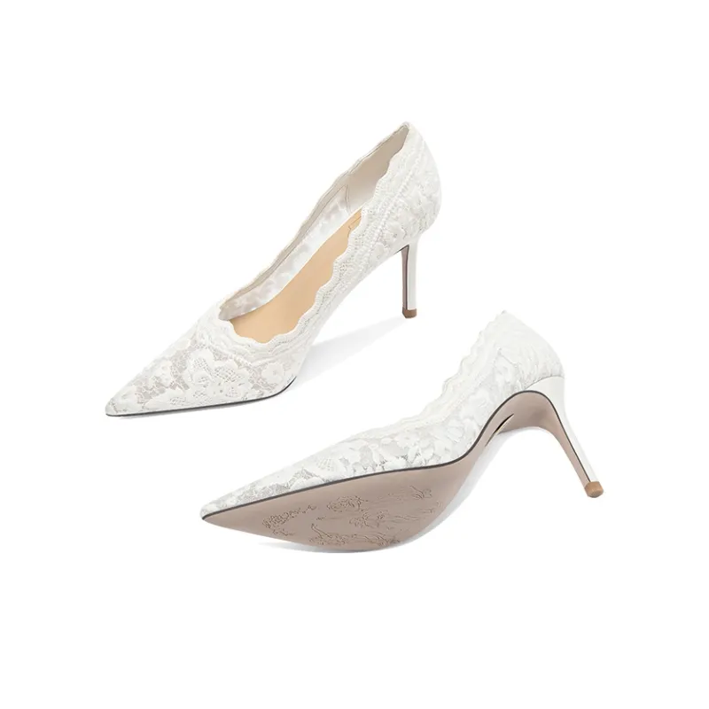 Holy Rose Slim Heel High Heels Women's Rose Lover-3