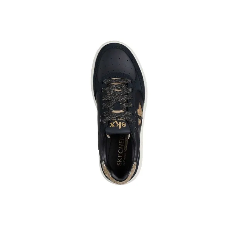 Skechers Low Top Casual Shoes Women's Black-4