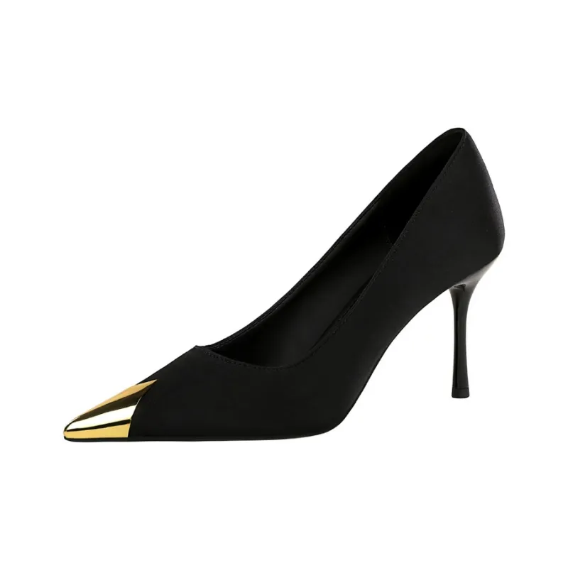 Dunnu Slim Heel High Heels 8.5cm Women's-0