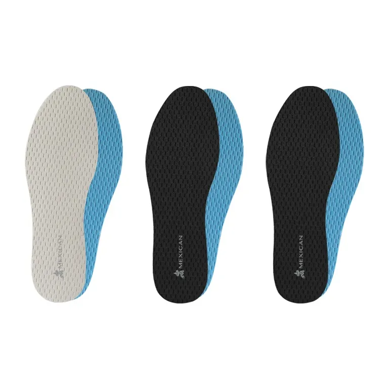 MEXICAN Latex+Gene Fiber Fabric Insoles Unisex-17