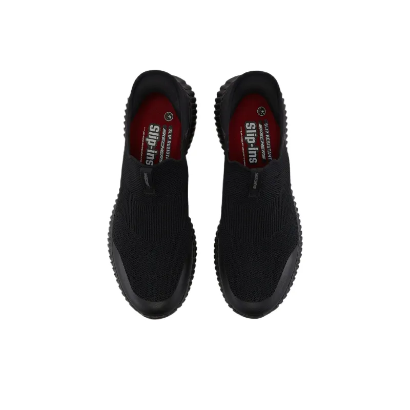 Skechers CESSNOCK Low Top Casual Shoes Men's Black-4