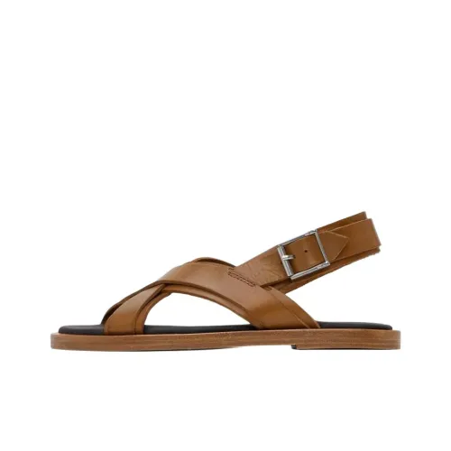A.P.C One Strap Sandals Men's Brown