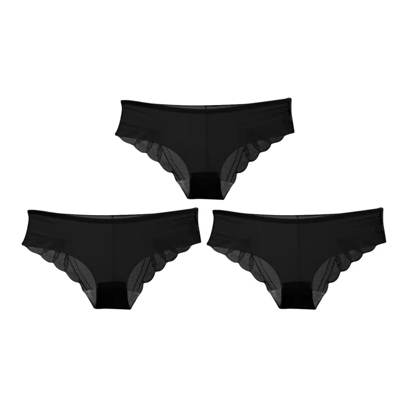 Flowers In Water Underpants Women's 3 Pack-1
