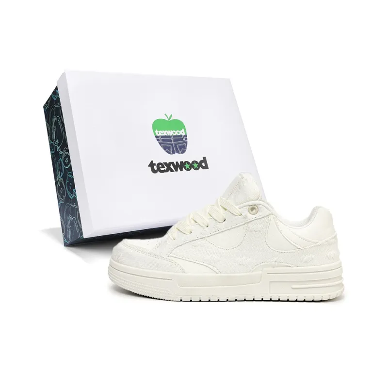 TEXWOOD Coverage Slip Resistant Low Top Skateboard Shoes Unisex Box-20