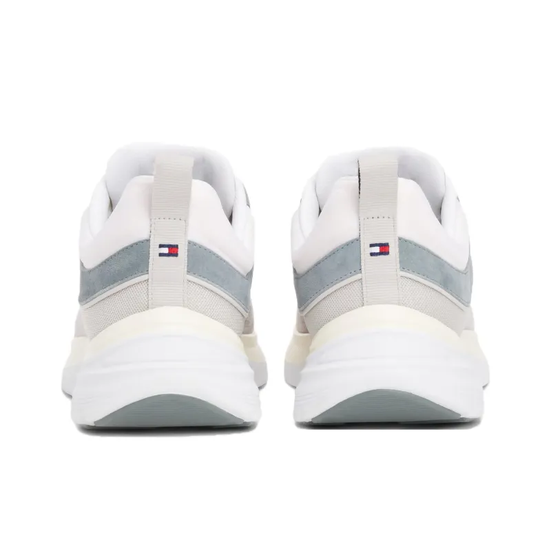 Tommy Hilfiger Trainers Anti Slip Wear Resistant Low Top Casual Running Shoes Men's Gray Blue-2